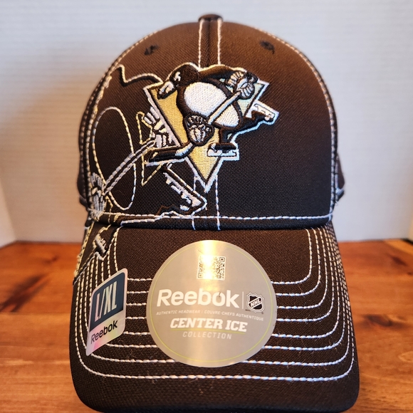 NEW Pittsburgh Penguin Cap L/XL Reebok Center Ice - Picture 2 of 6
